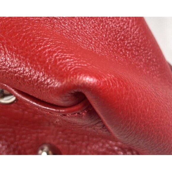 Tignanello Soft Red Leather Shoulder Bag - Picture 16 of 16